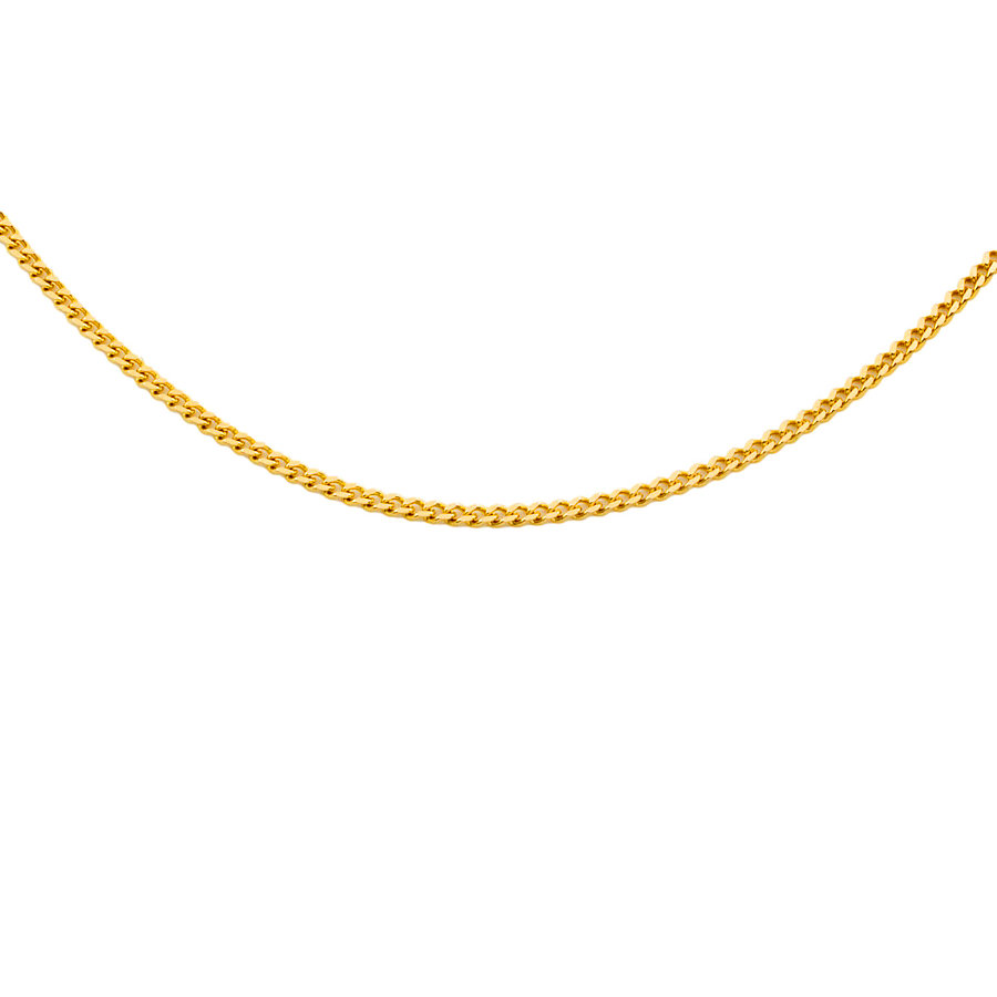 9ct Gold 3.3g 16 inch Curb Chain